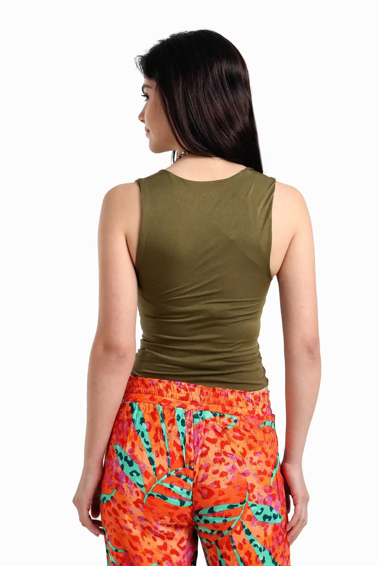 Square Neck Sleeveless Top