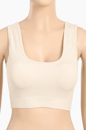 Plunge Neck Soft Bra