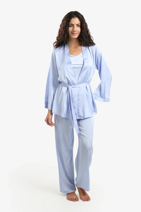 Light Blue 3 Pieces Pyjama Set