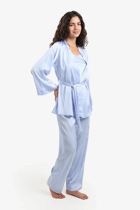 Light Blue 3 Pieces Pyjama Set