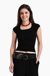 Ribbed Slim Fit Top