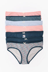 Pack of 7 Colored Bikini Panties