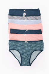 Pack of 7 Colored Brief Panties