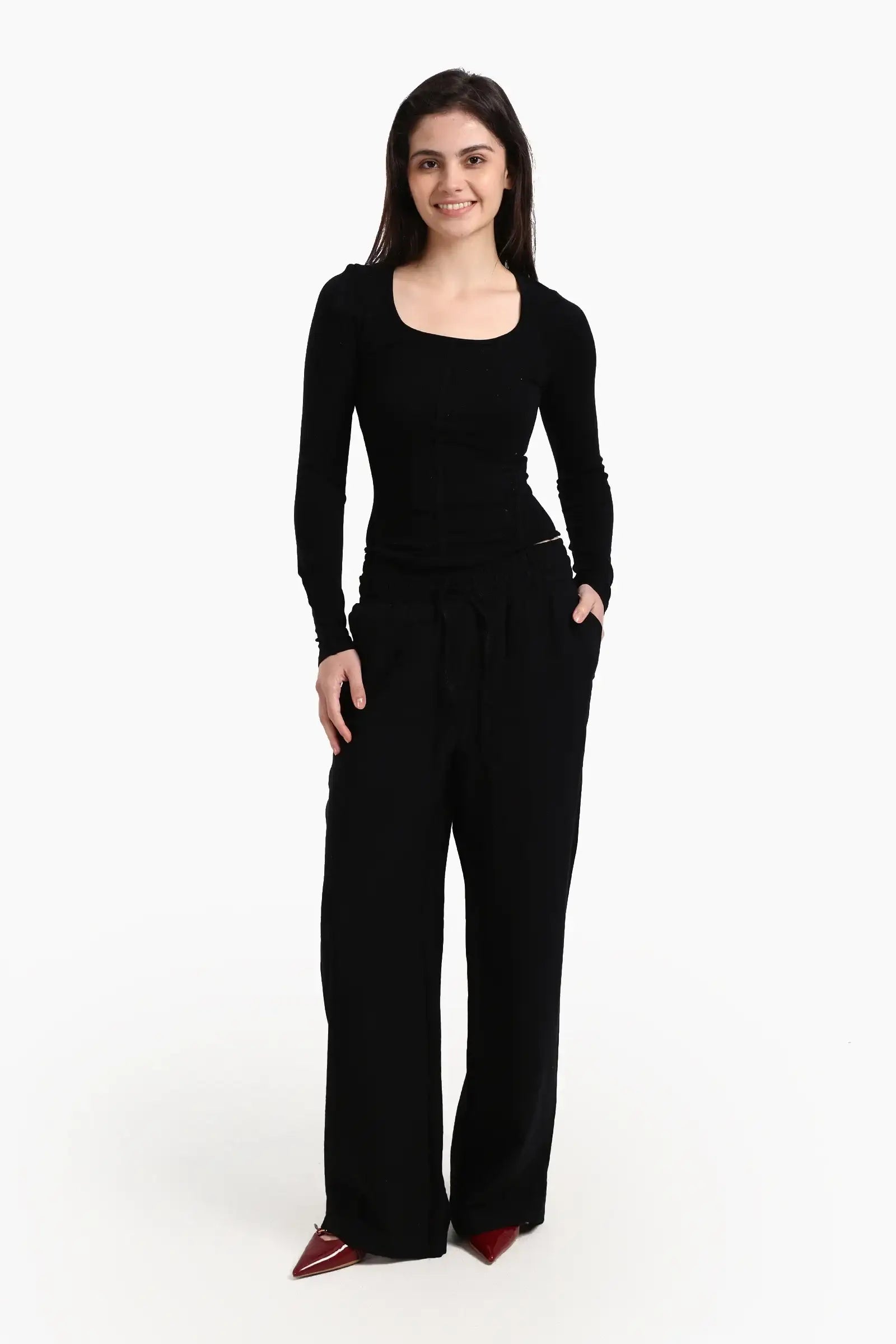 Square Neck Corset Top