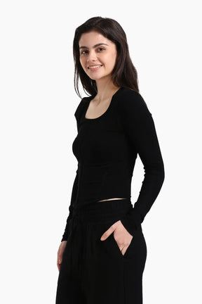 Square Neck Corset Top