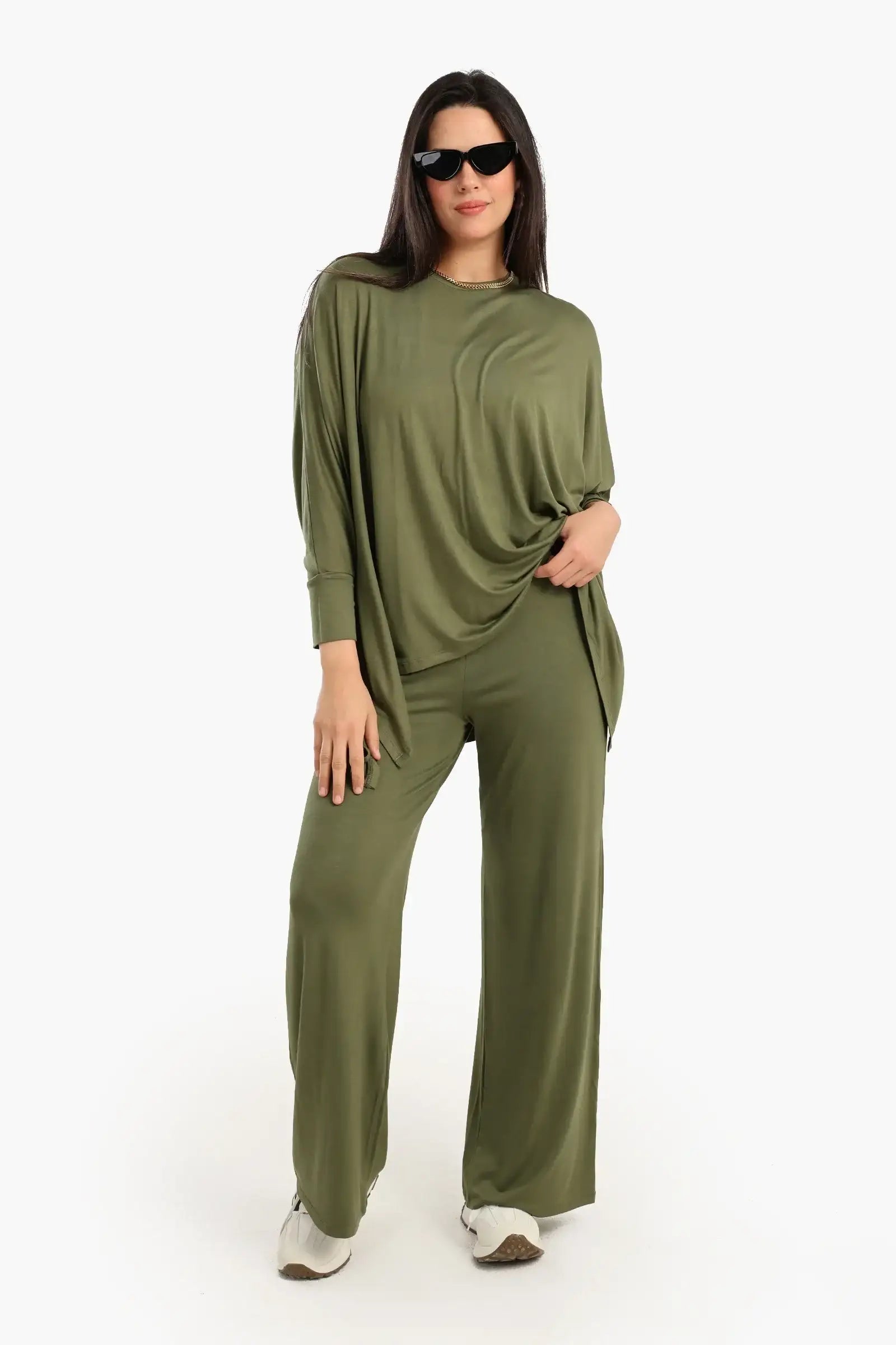 Asymmetrical Lounge Poncho