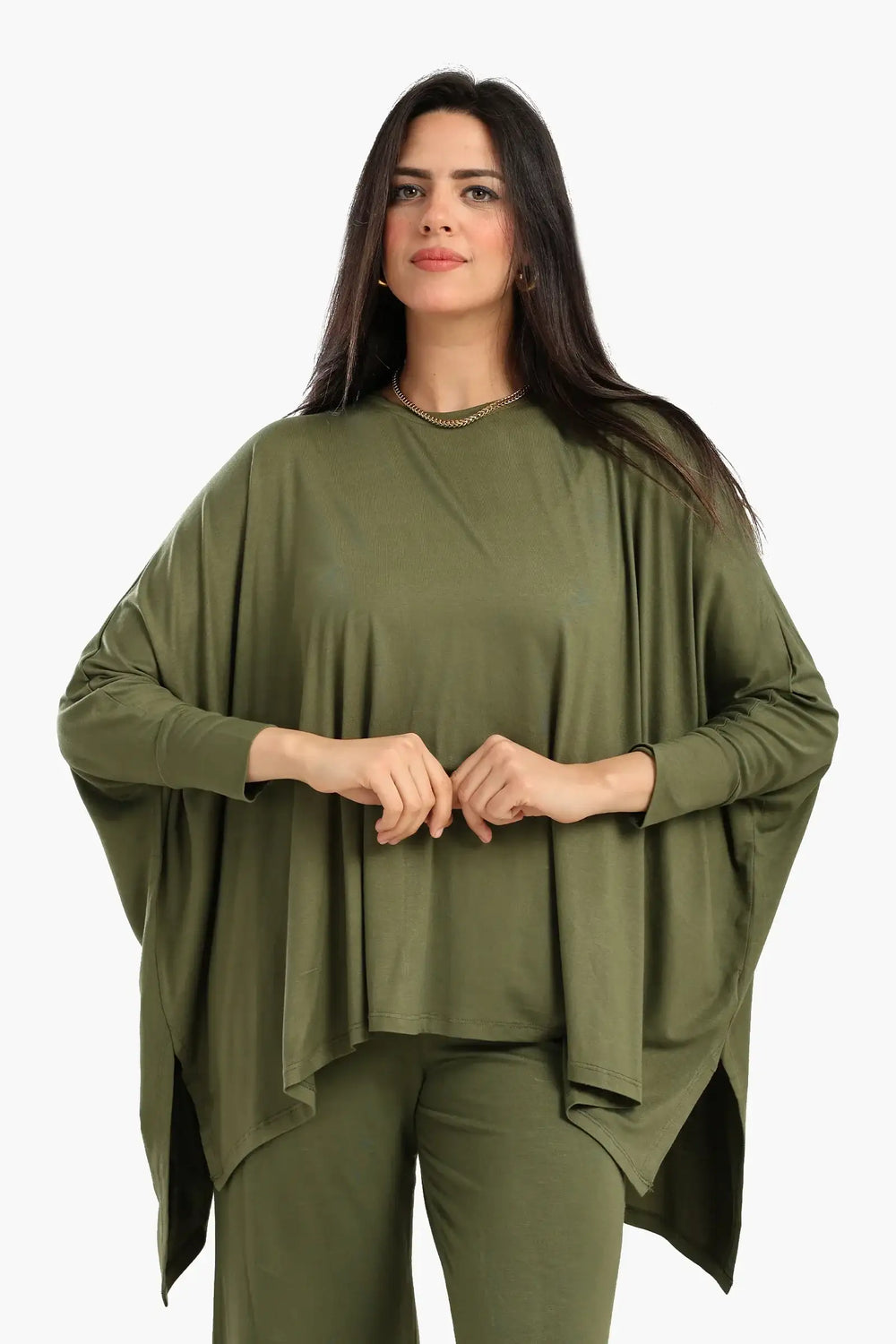 Asymmetrical Lounge Poncho