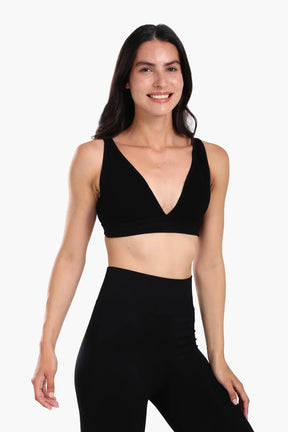 Soft V-Neck Bra