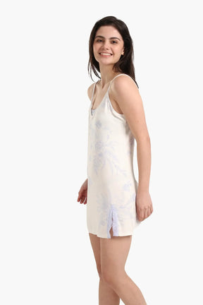 Floral Print Short Nightgown