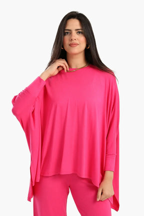 Asymmetrical Lounge Poncho