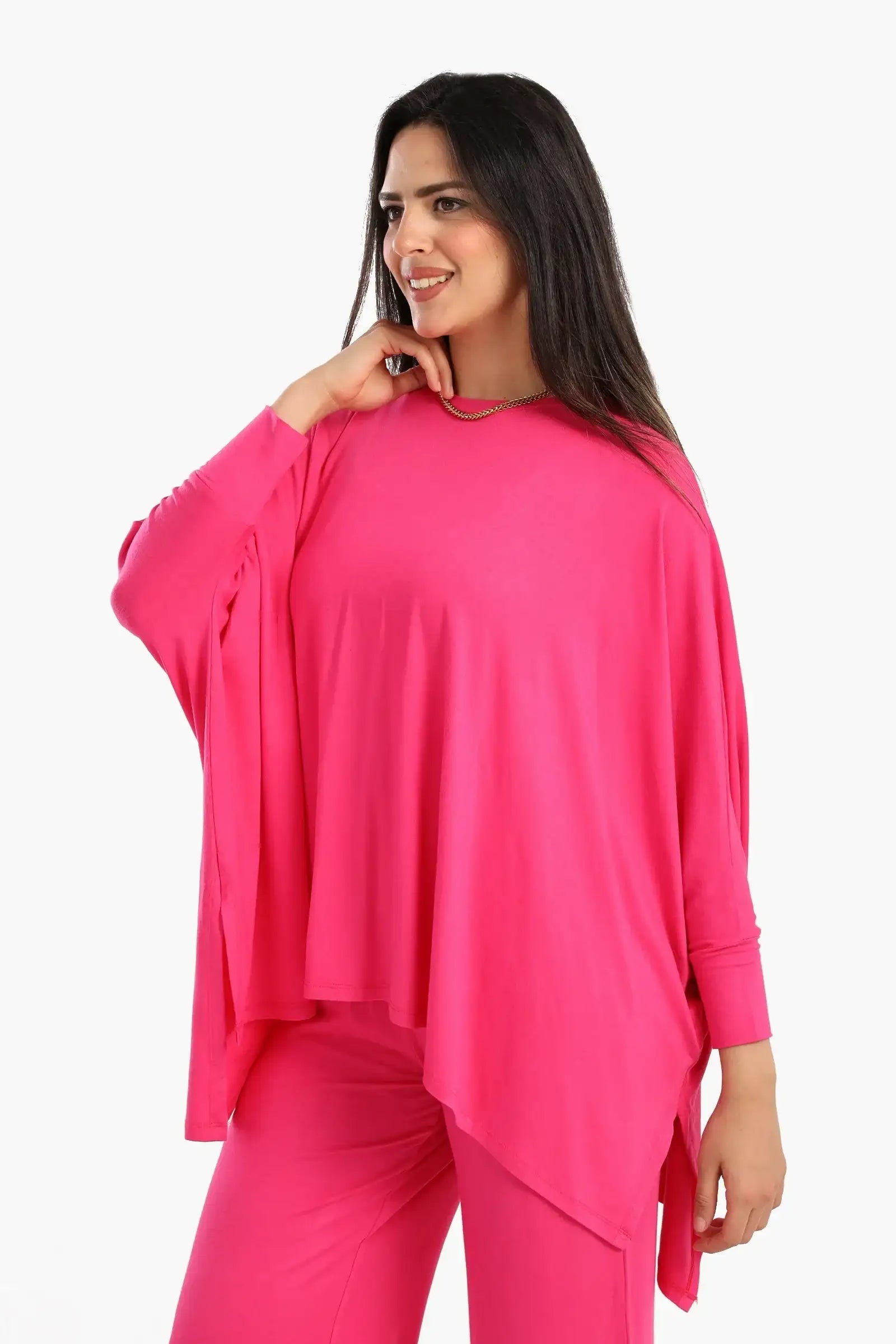 Asymmetrical Lounge Poncho