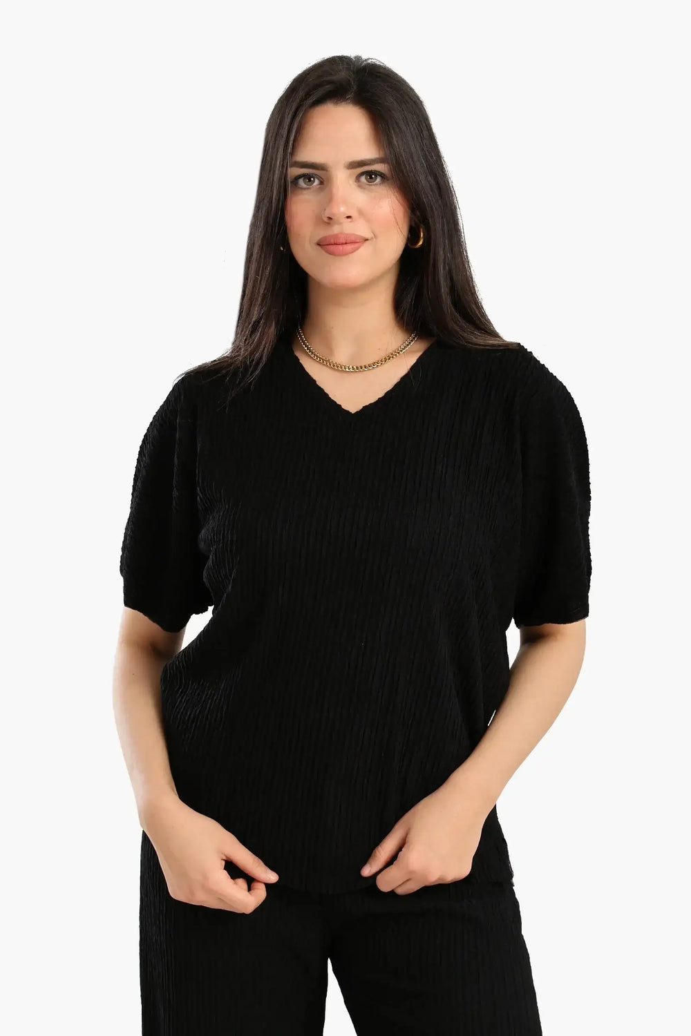Ribbed Lounge Blouse