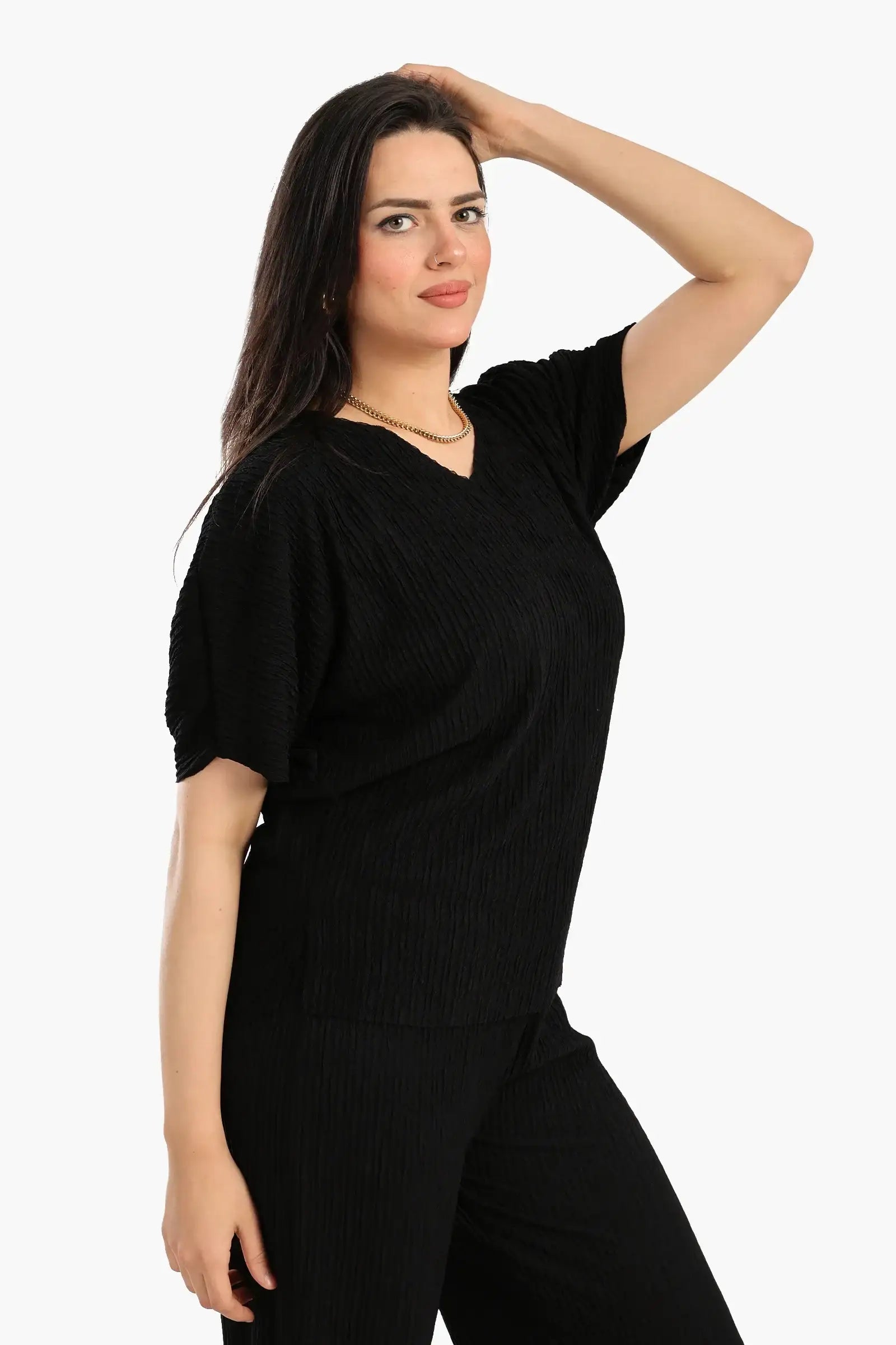 Ribbed Lounge Blouse