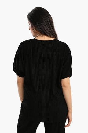 Ribbed Lounge Blouse