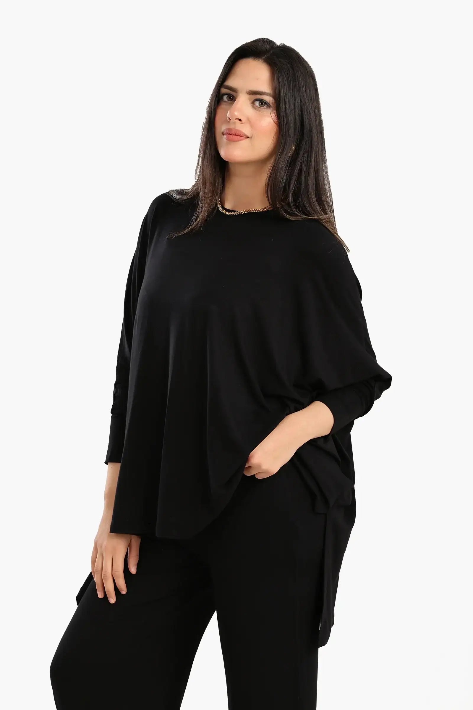 Asymmetrical Lounge Poncho
