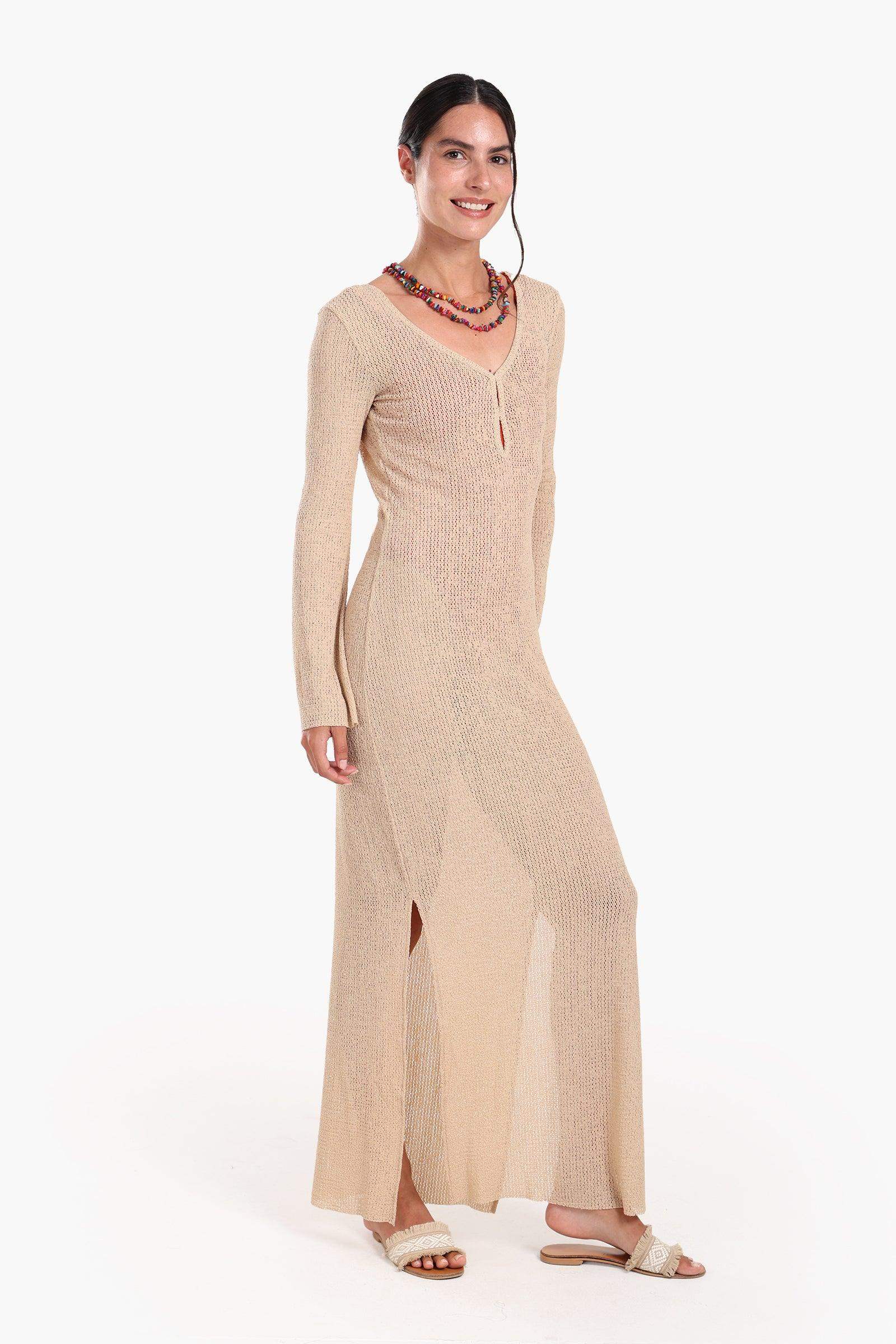 Knitted Long Beach Dress | | Carina Wear – Carina