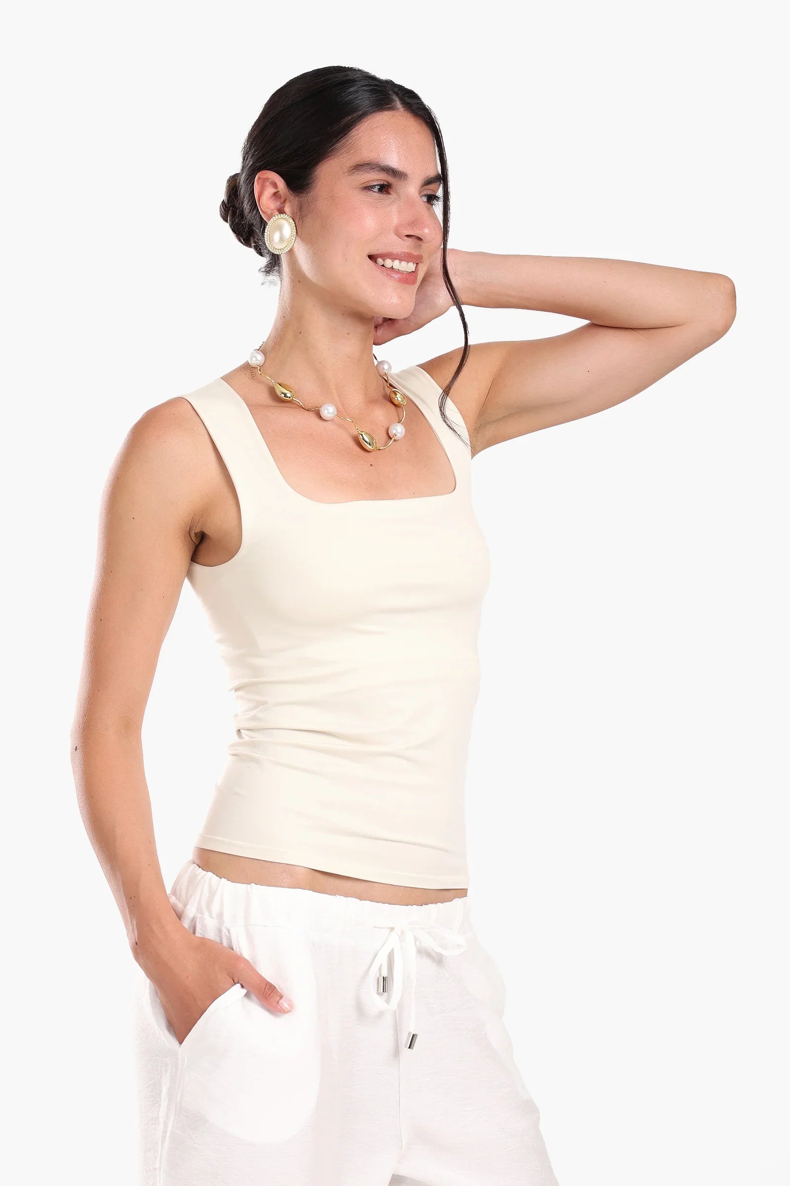 Seamless Square Neck Top