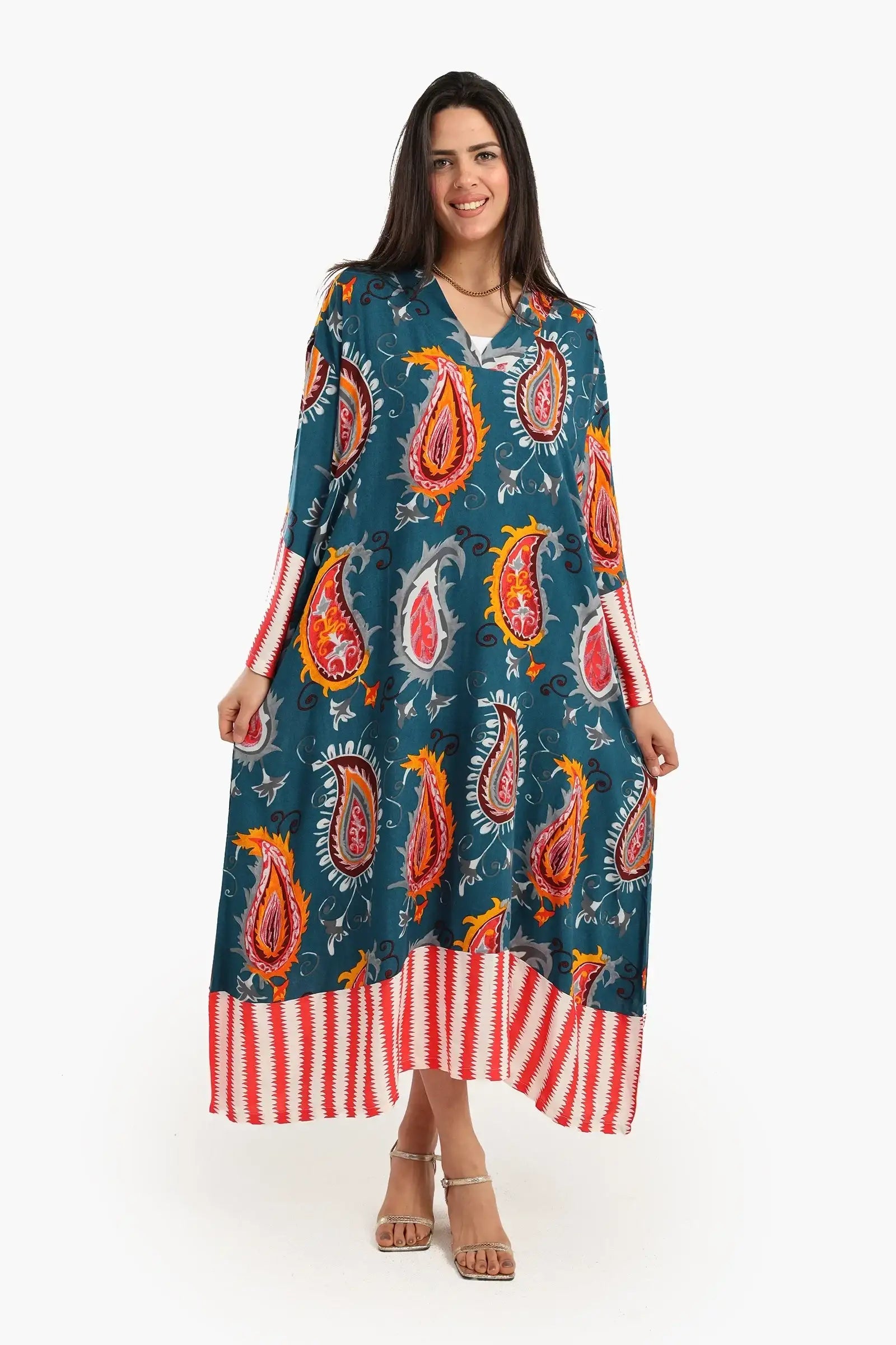 Colored Viscose Abaya