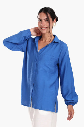 Shirt with Elastic Cuffs