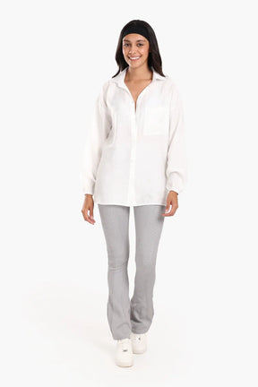Shirt with Elastic Cuffs