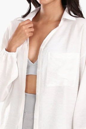 Shirt with Elastic Cuffs