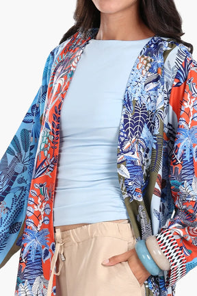 Colorful Printed Cardigan