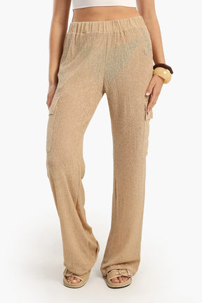 Knitted Baggy Beach Pants