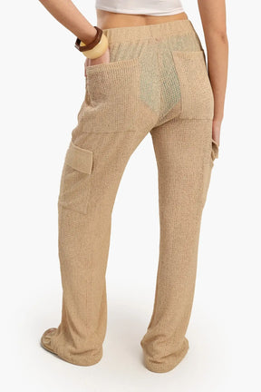 Knitted Baggy Beach Pants