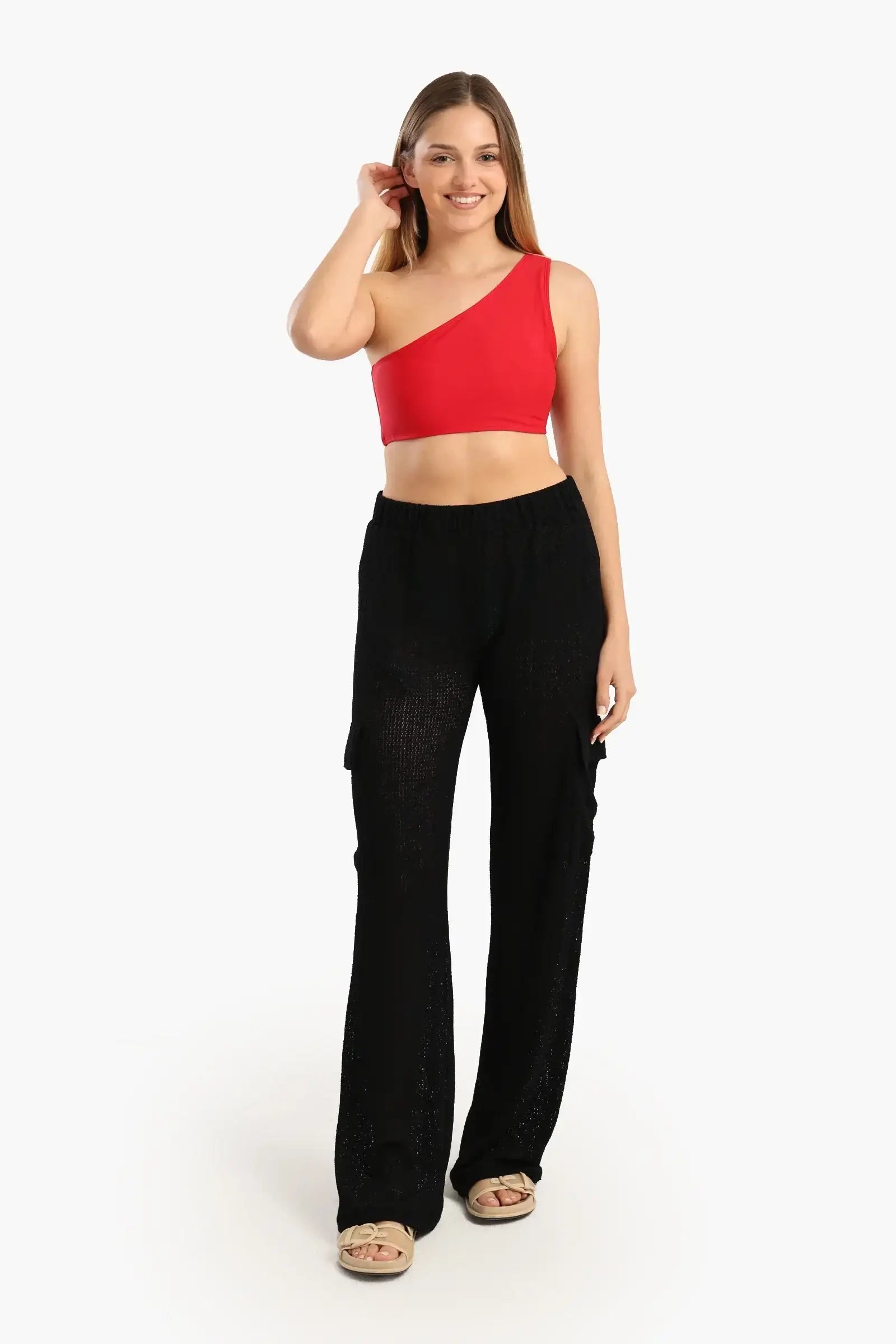 Knitted Baggy Beach Pants