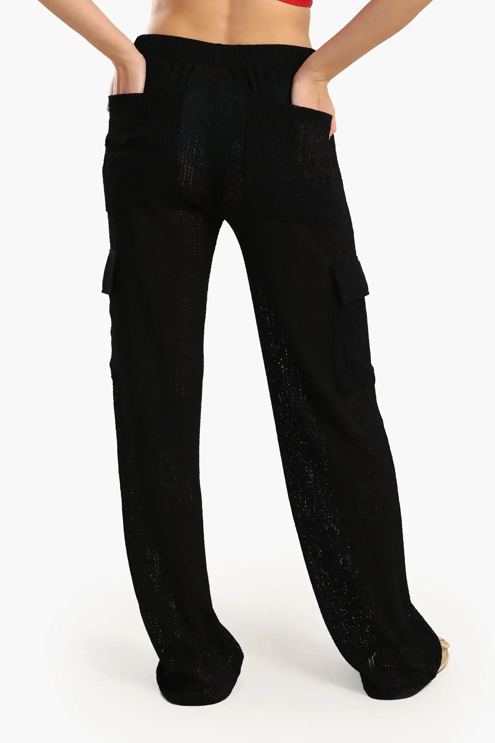 Knitted Baggy Beach Pants