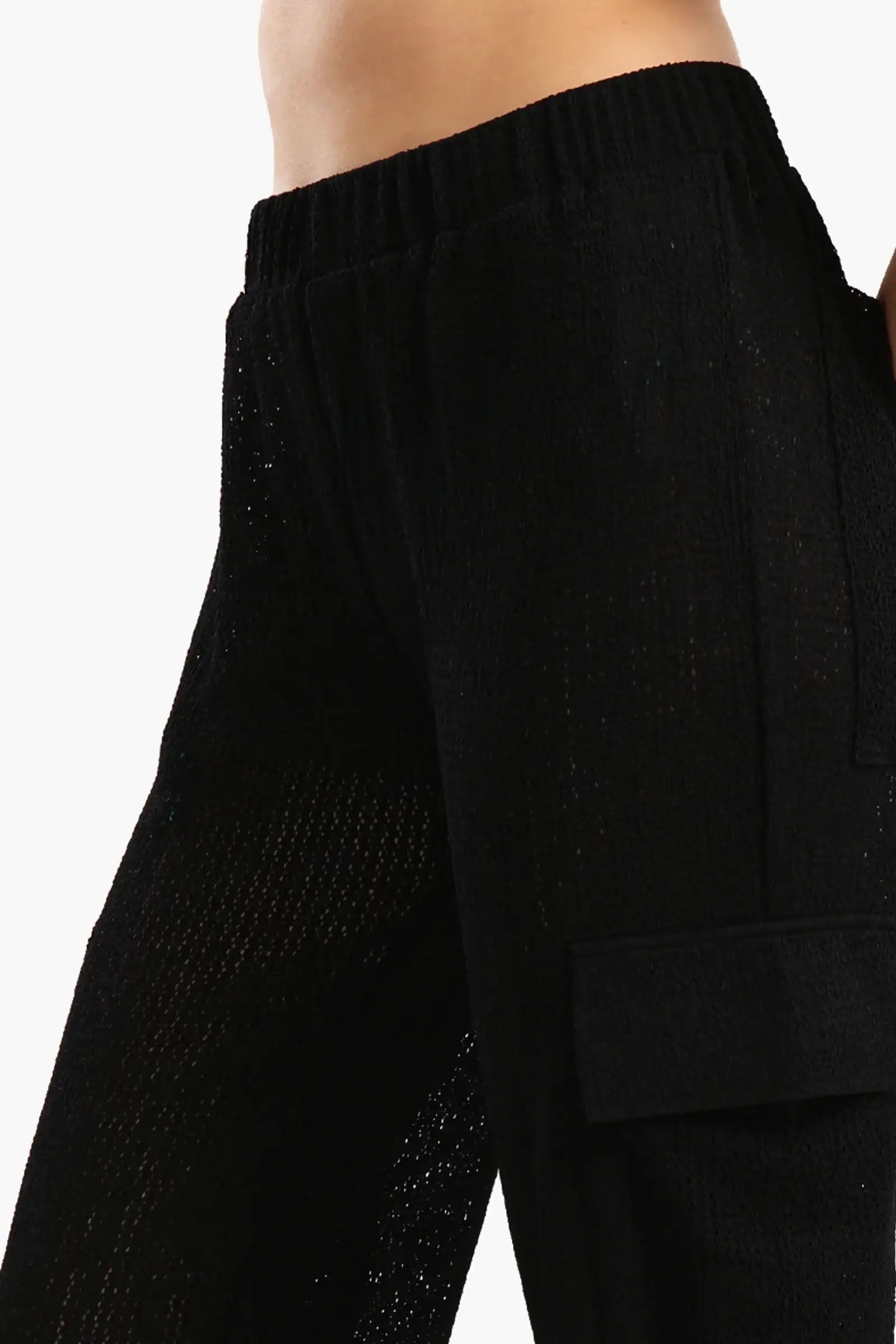 Knitted Baggy Beach Pants