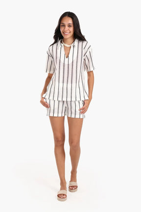 Chic Striped Beach Set