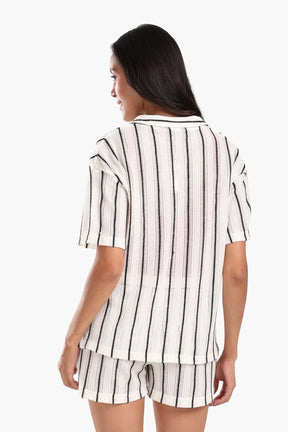 Chic Striped Beach Set