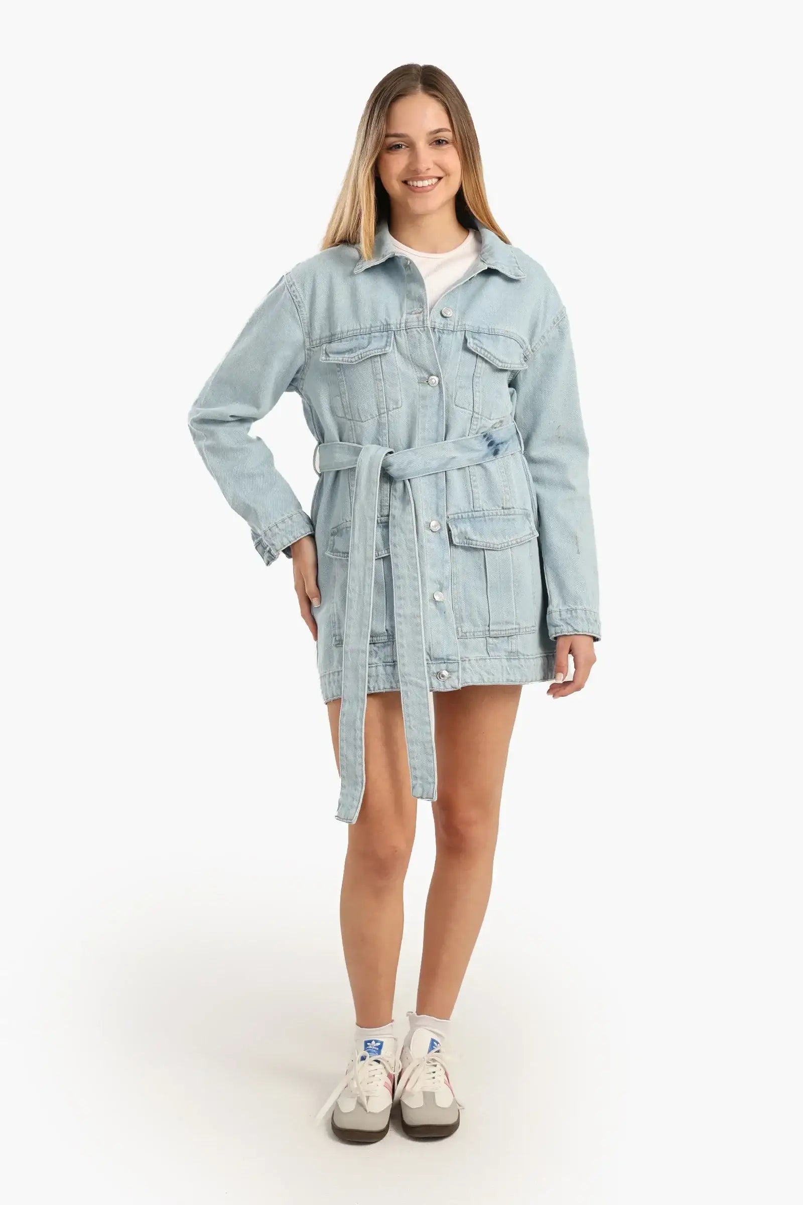 Blue Oversized Denim Jacket