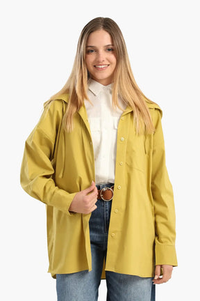 Relaxed-Fit Hooded Shirt