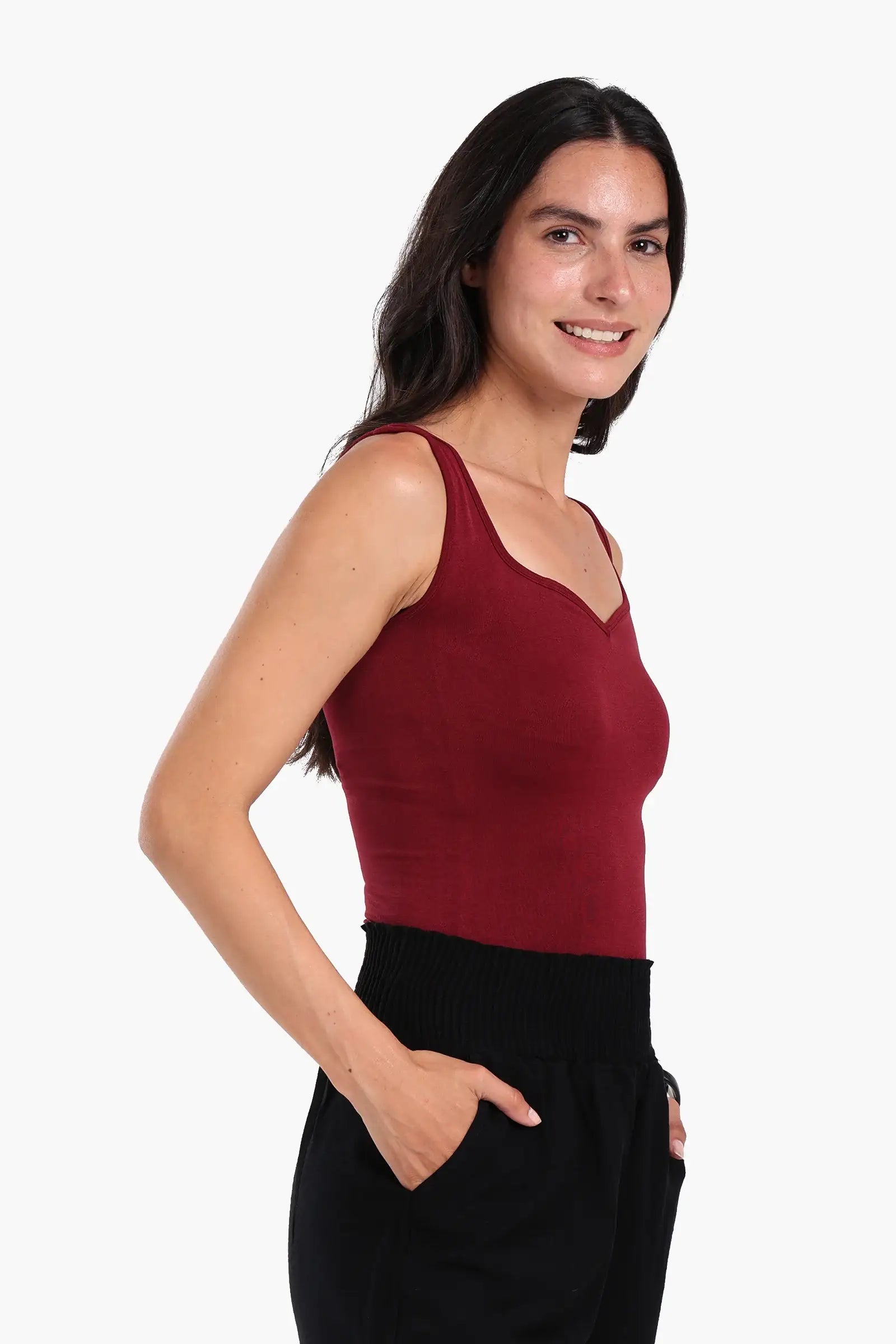 Sweetheart Neckline Tank Top