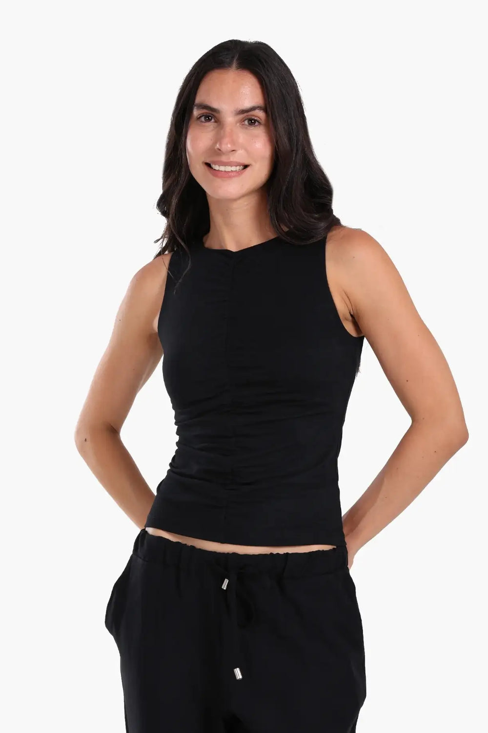 Ruched Front Tank Top
