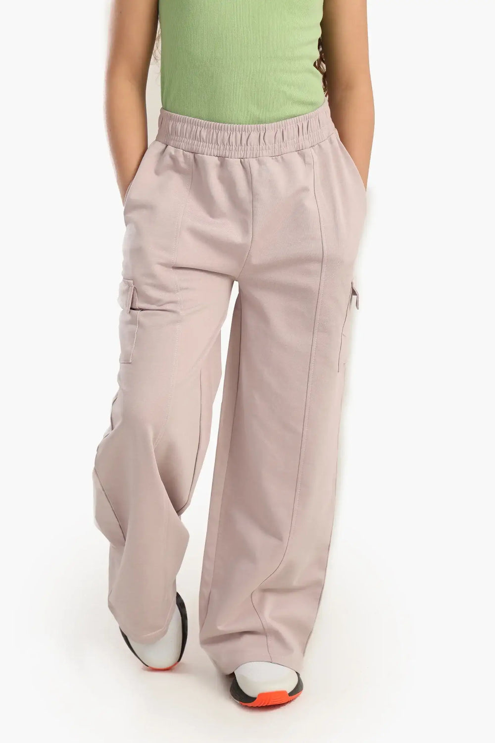 Girly Wide-Leg Cargo Pants