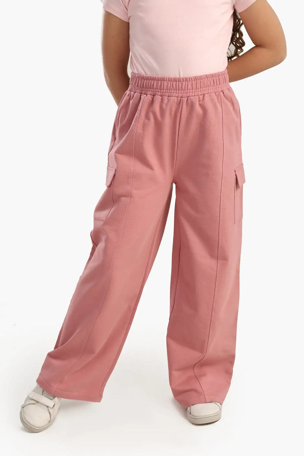 Girly Wide-Leg Cargo Pants