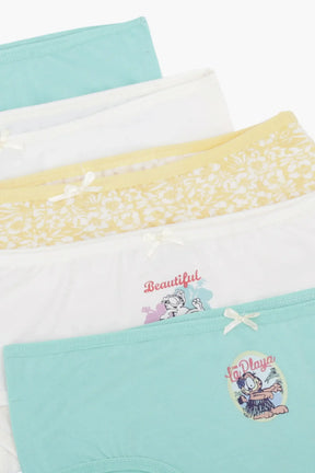 Pack of 5 Colored Brief Panties