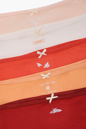 Pack of 5 Colored Full Brief Panties