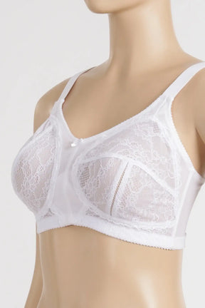 Lace Wide Straps Minimizer Bra