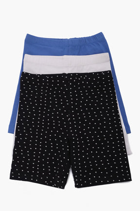Pack of 3 Girly Cycling Shorts