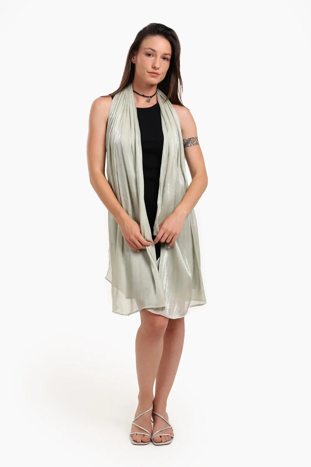 Organza Crinkle Scarf