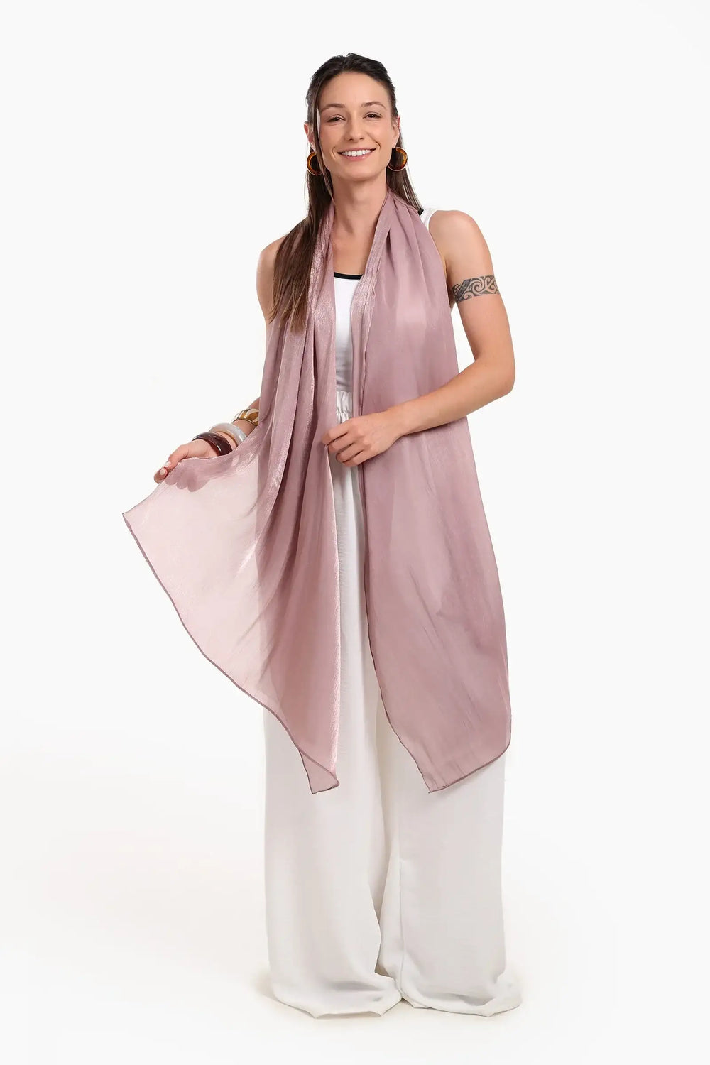 Organza Crinkle Scarf