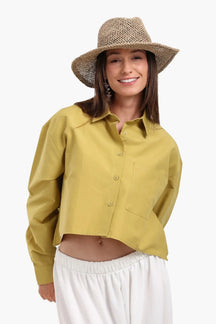 Asymmetrical Cropped Shirt