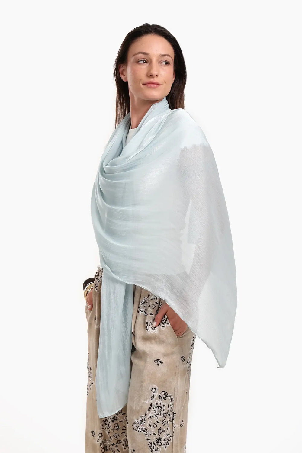 Organza Crinkle Scarf