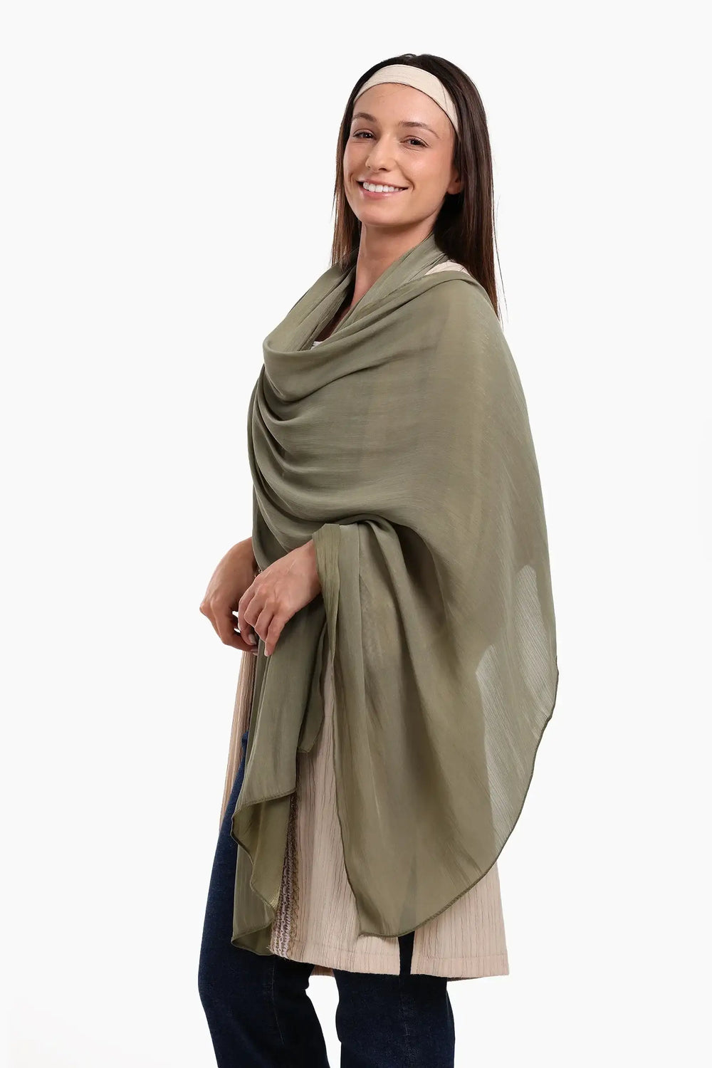 Organza Crinkle Scarf