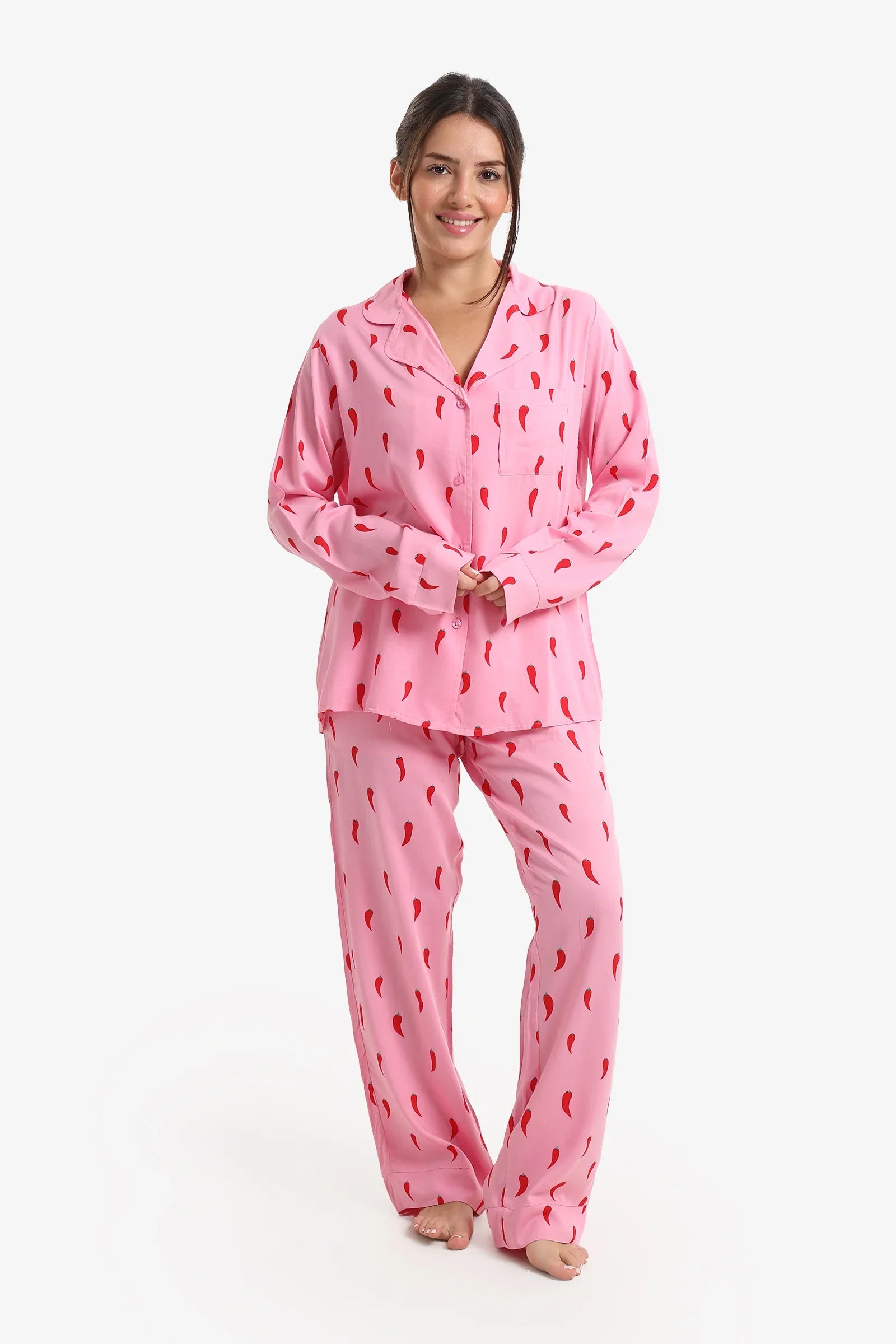 Pepper Print Relaxed Pyjama Set