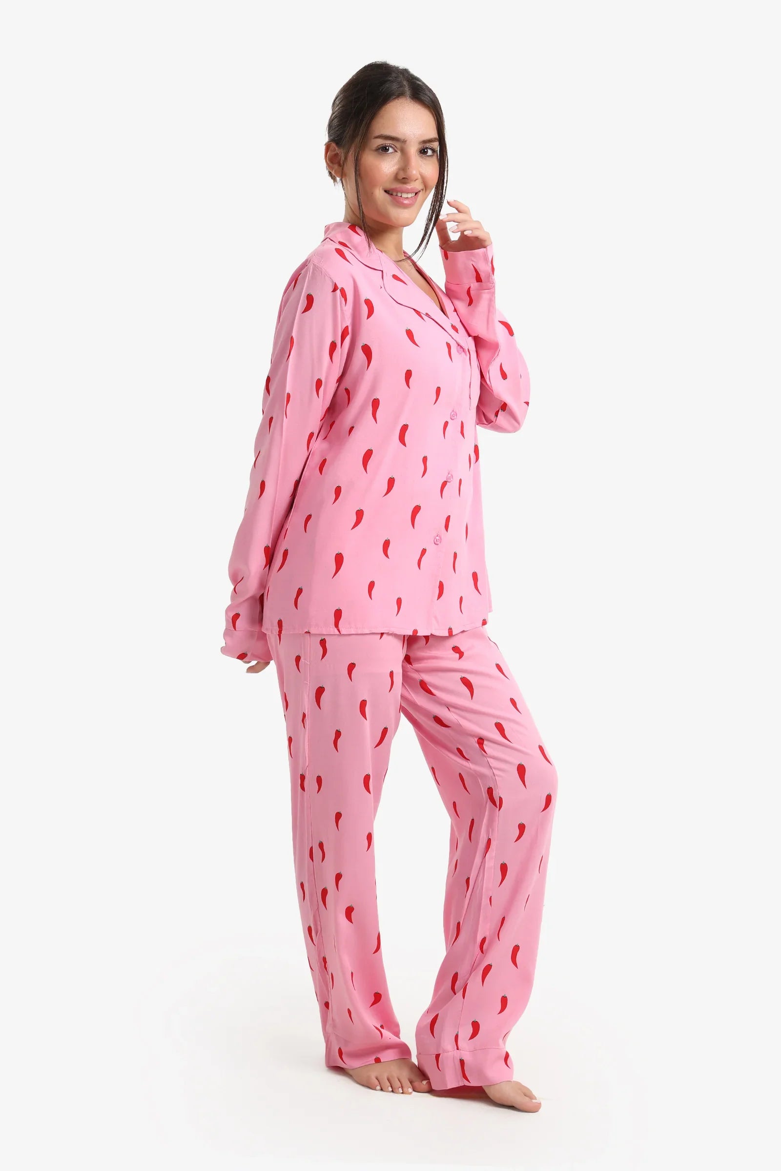 Pepper Print Relaxed Pyjama Set
